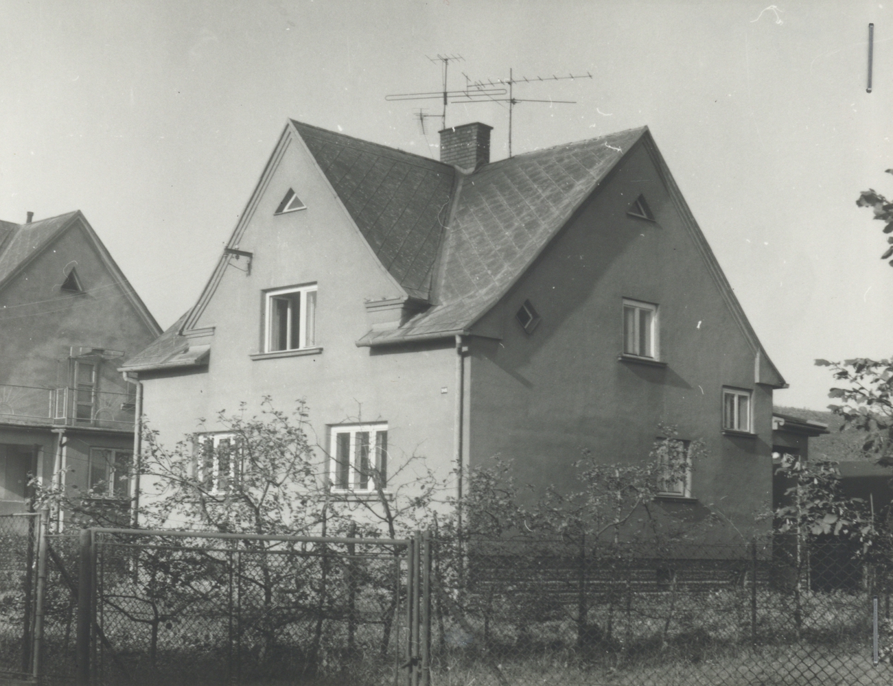 Dům čp. 545 v roce 1981 (poslední obyvatelé: Chlup J., Moj E.)