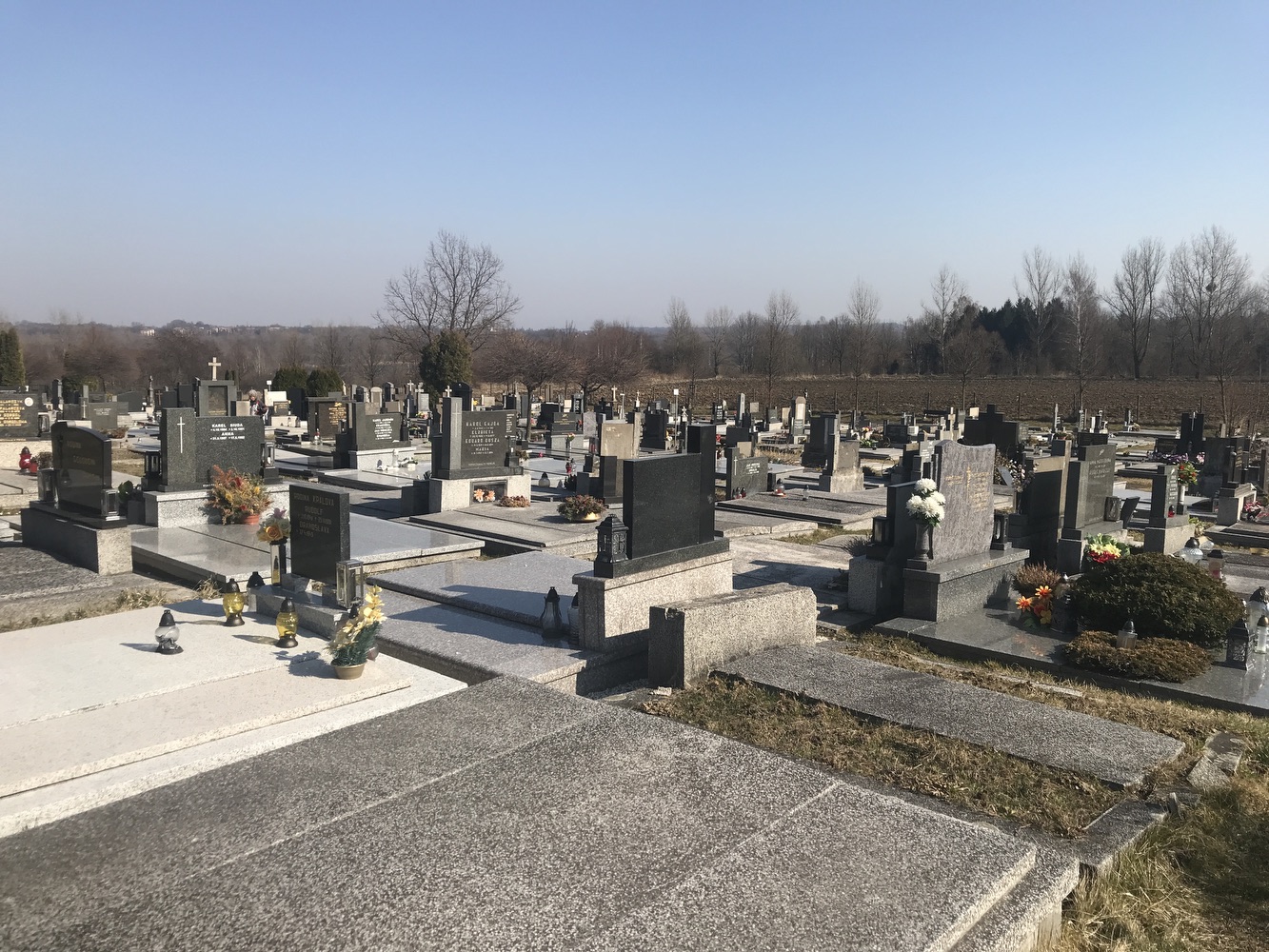 Obecní hřbitov v Loukách