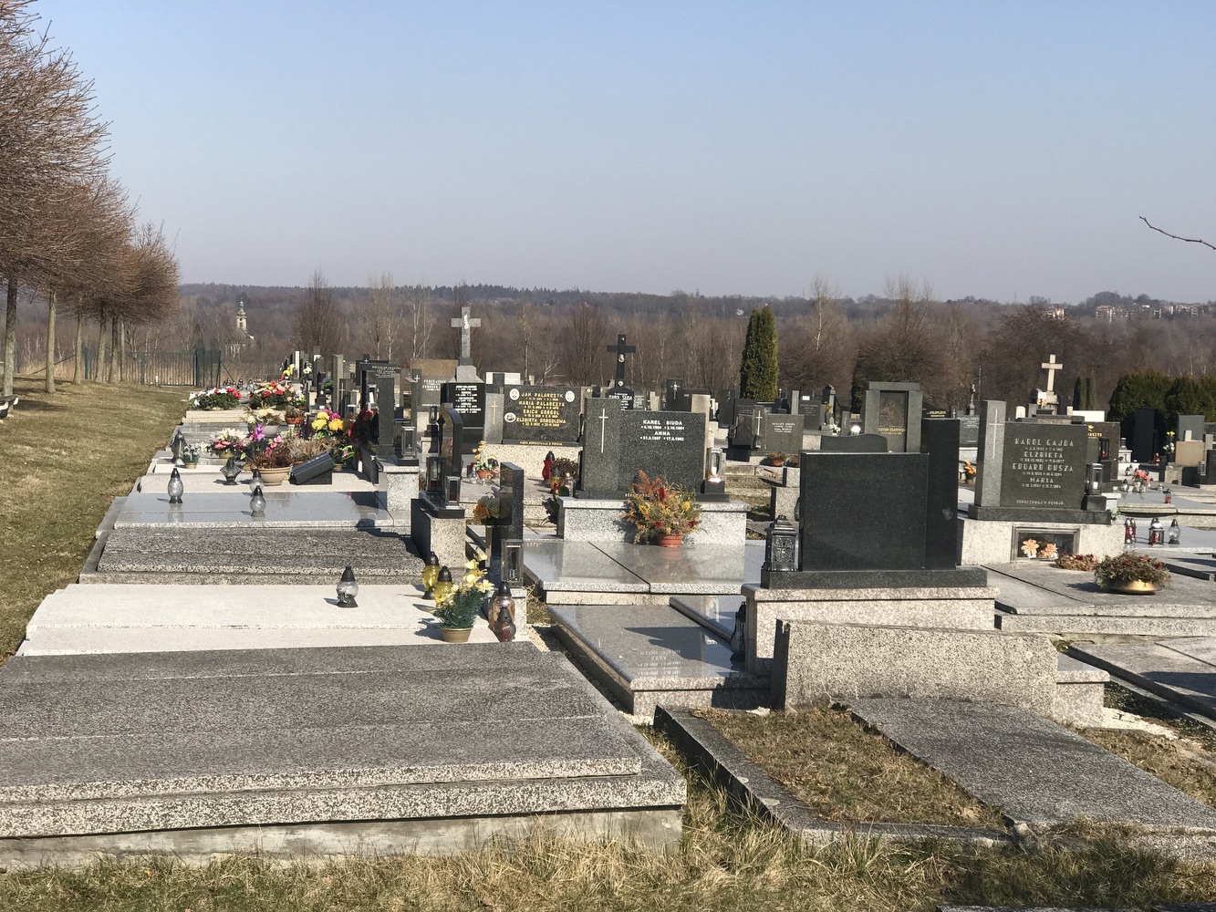 Obecní hřbitov v Loukách