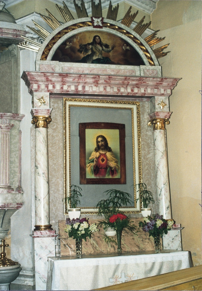 Z interiéru kostela sv. Barbory v Loukách