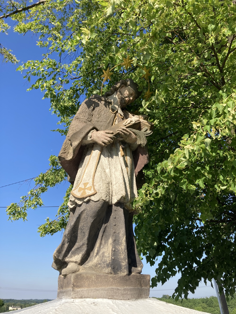 Socha sv. Jana Nepomuckého (Petrovice u Karviné). KULTURNÍ PAMÁTKA