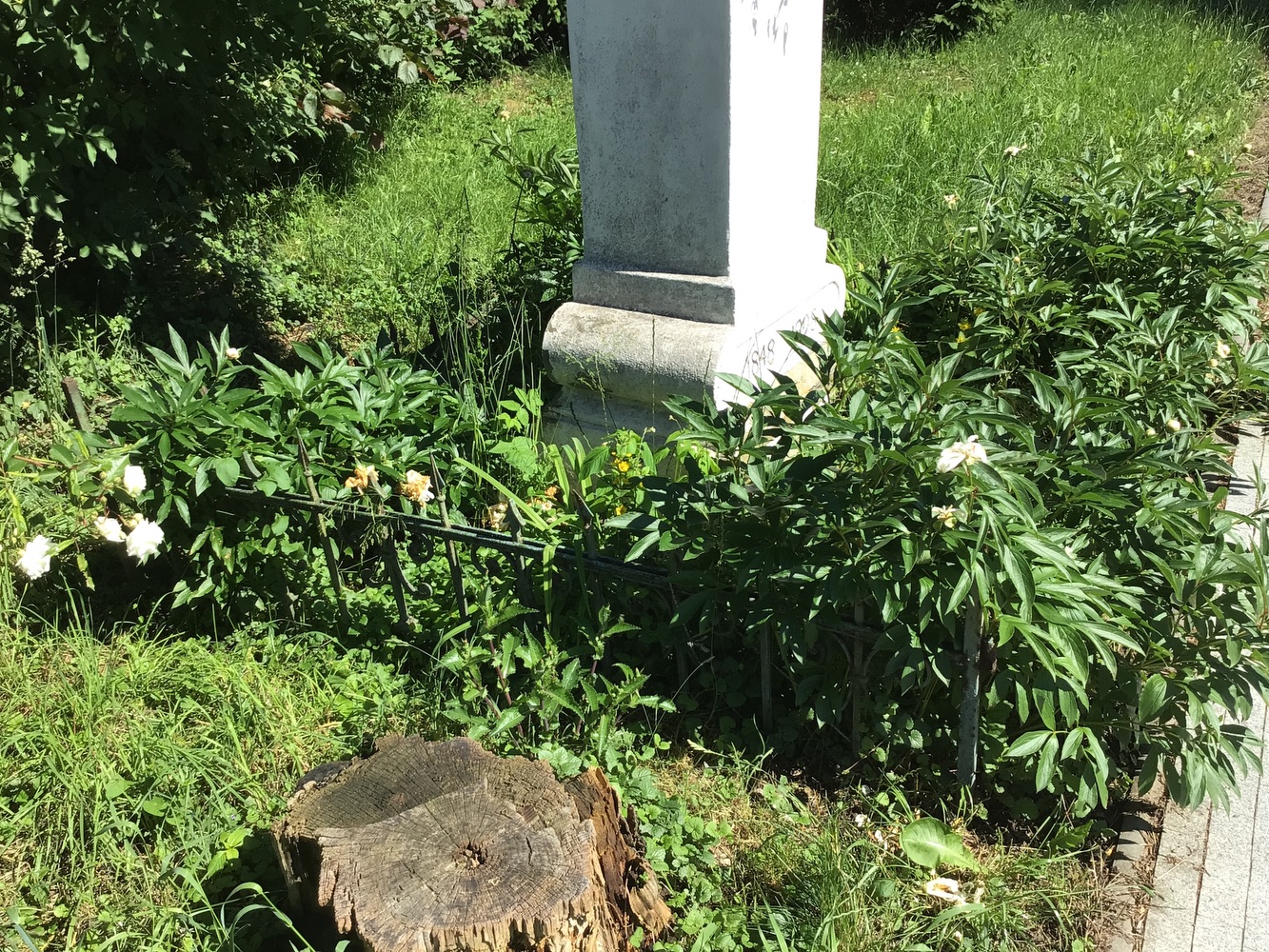 Kamenný krucifix na ulici Lázeňská v Darkově (1848 - 1908)