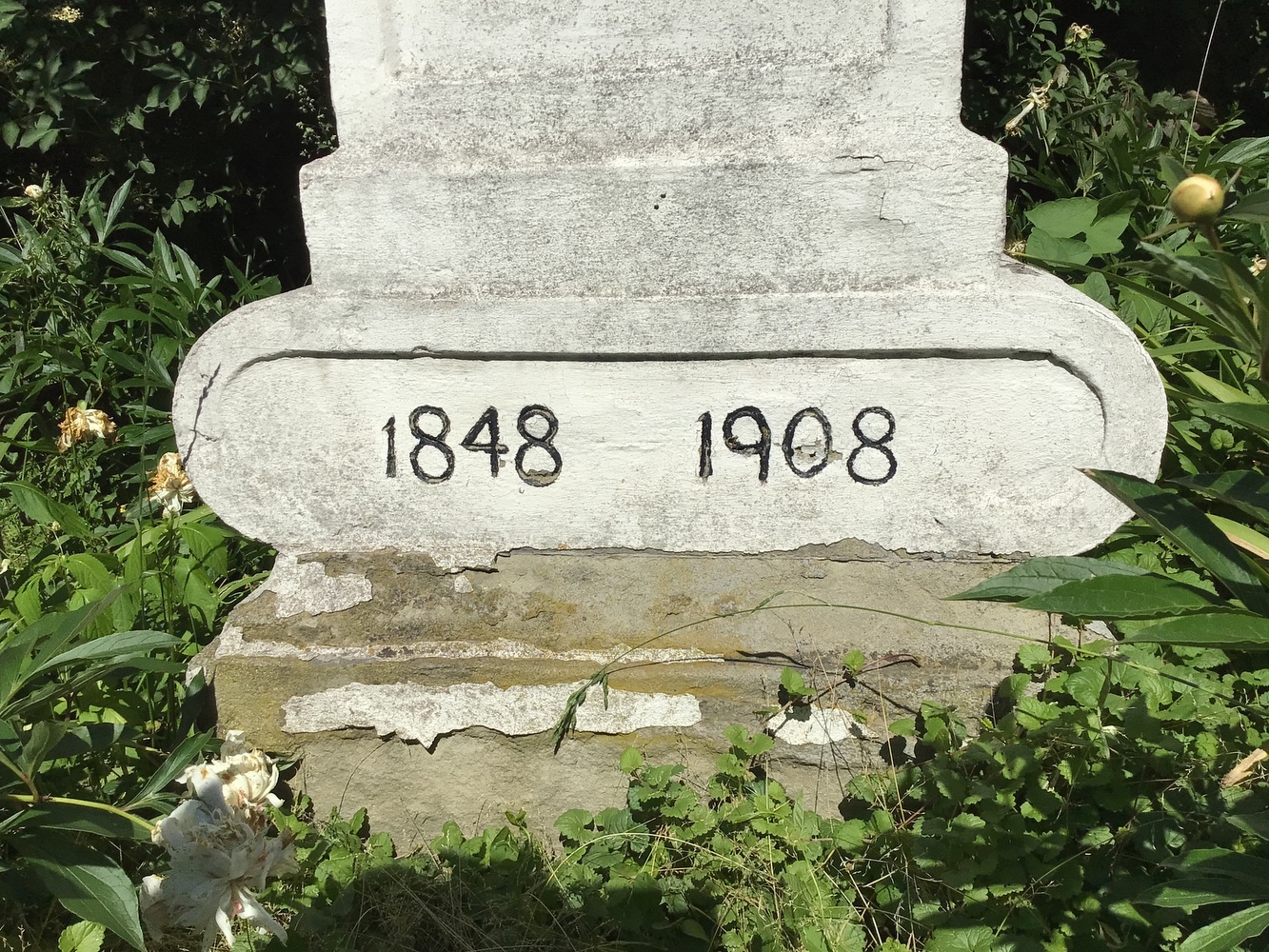 Kamenný krucifix na ulici Lázeňská v Darkově (1848 - 1908)