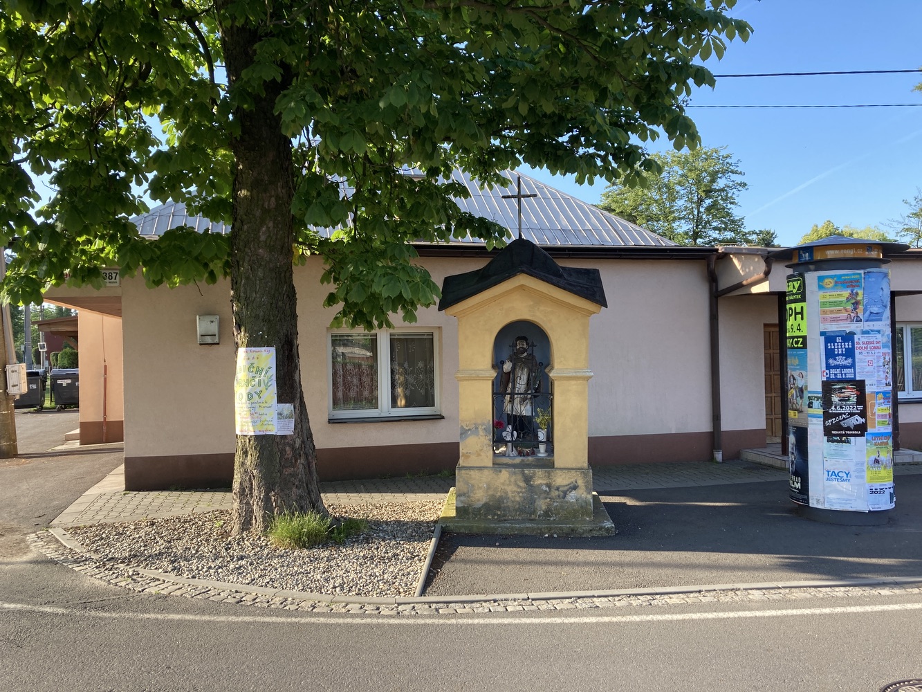 Kaple sv. Jana Nepomuckého v Karviné - Mizerově. KULTURNÍ PAMÁTKA