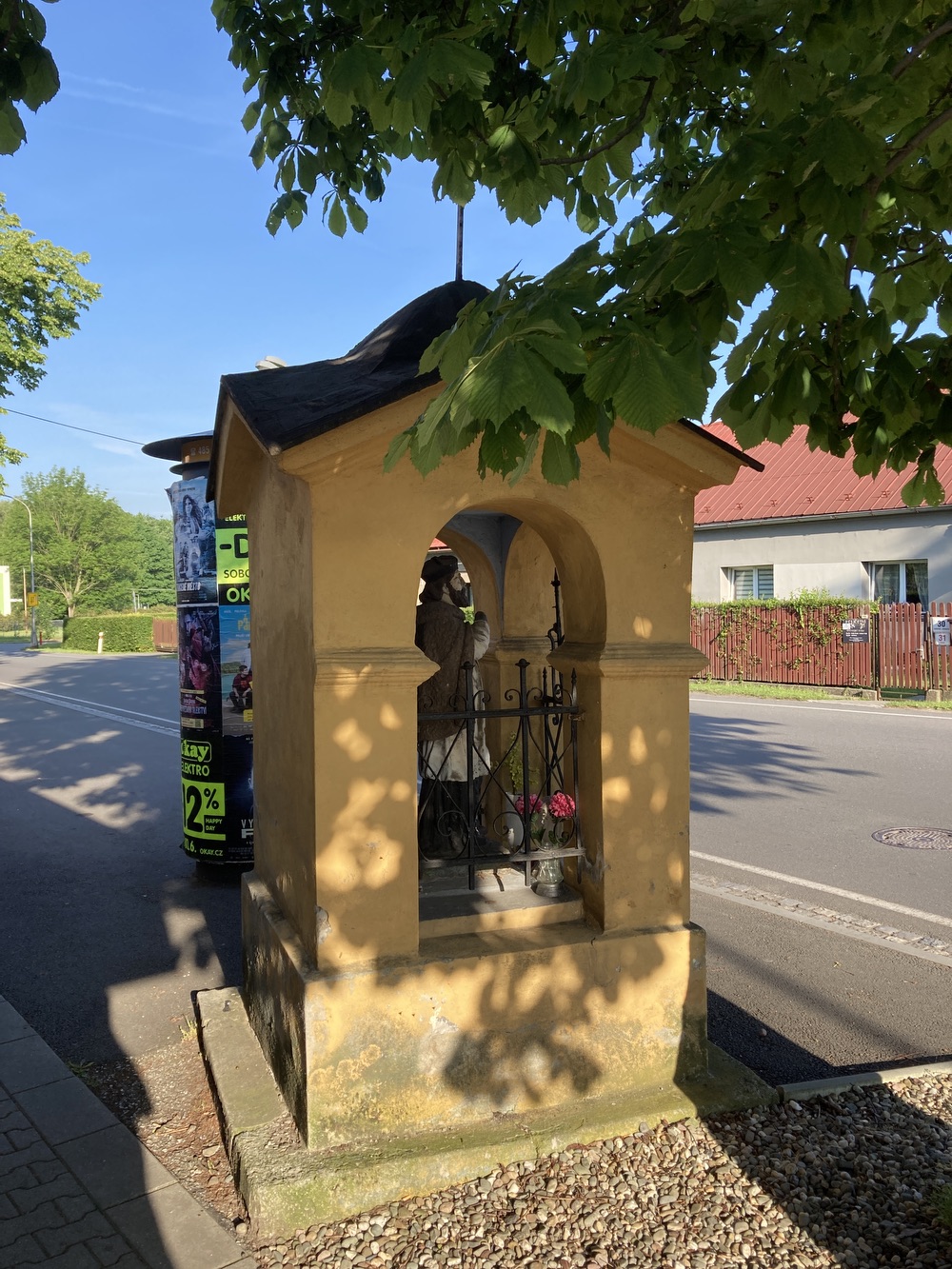 Kaple sv. Jana Nepomuckého v Karviné - Mizerově. KULTURNÍ PAMÁTKA