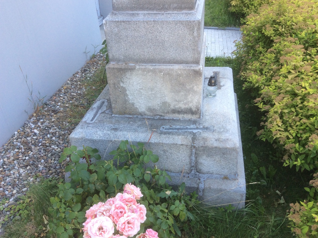 Socha svatého Floriána z roku 1898, u kostela sv. Marka ve Fryštátě