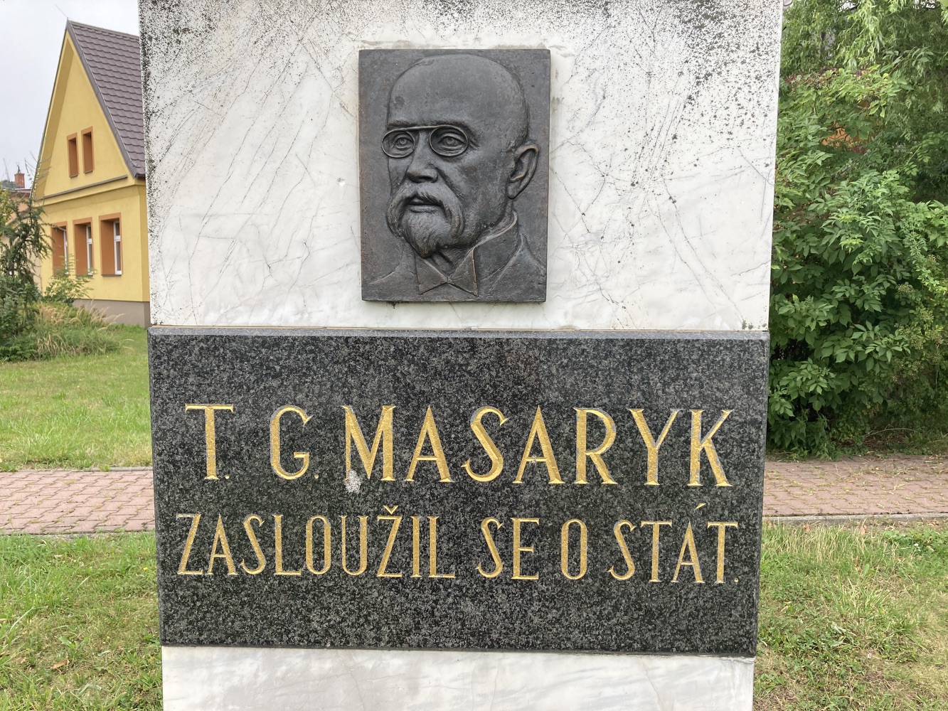 Památník Tomáše Garrigua Masaryka v Dolních Marklovicích