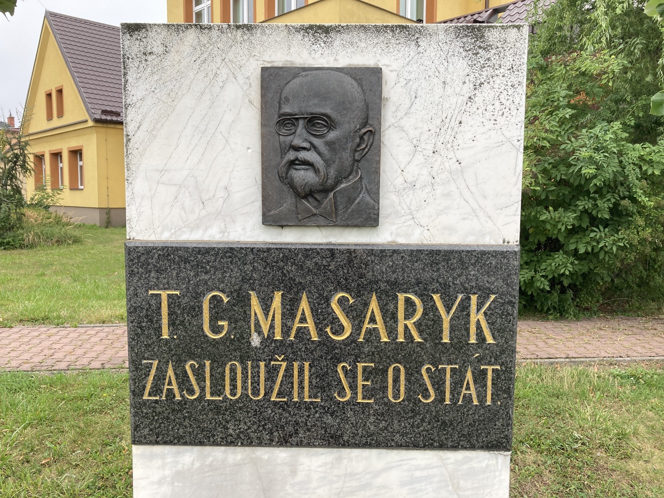 Památník Tomáše Garrigua Masaryka v Dolních Marklovicích