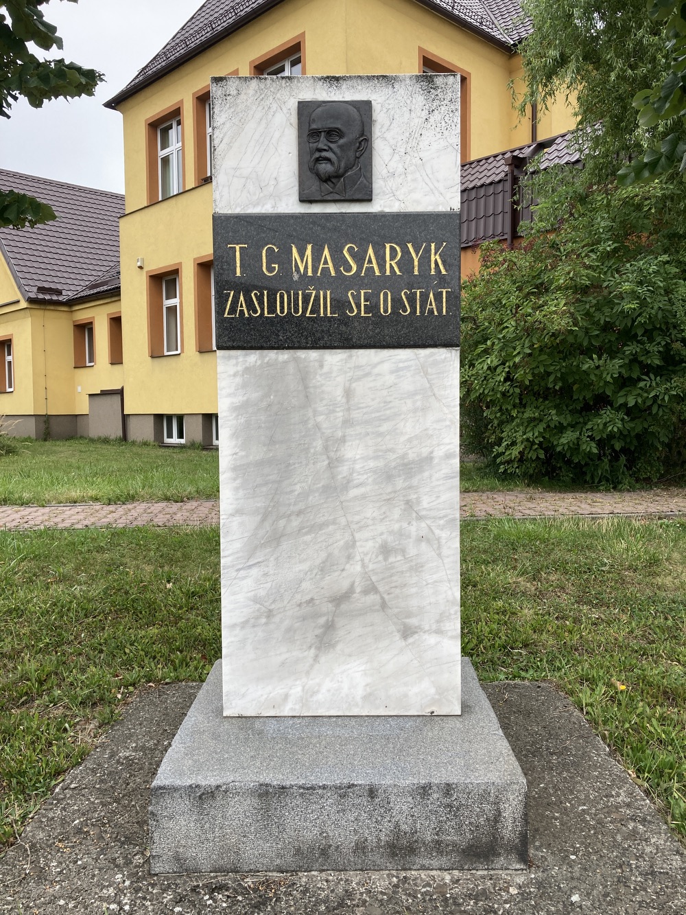 Památník Tomáše Garrigua Masaryka v Dolních Marklovicích