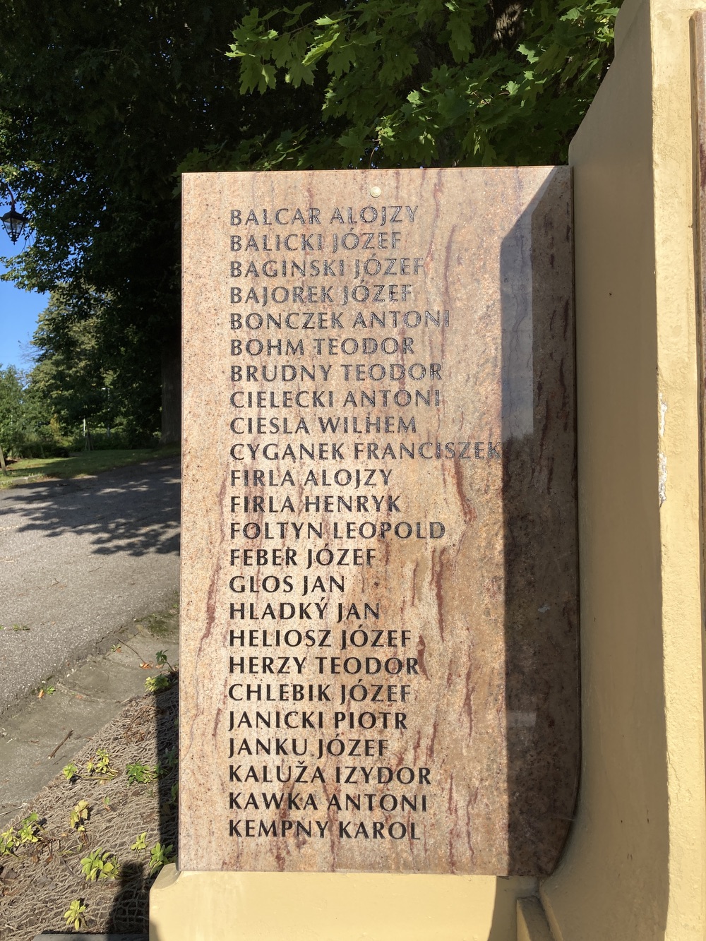 Pomník obětem 1. světové války ve Stonavě
