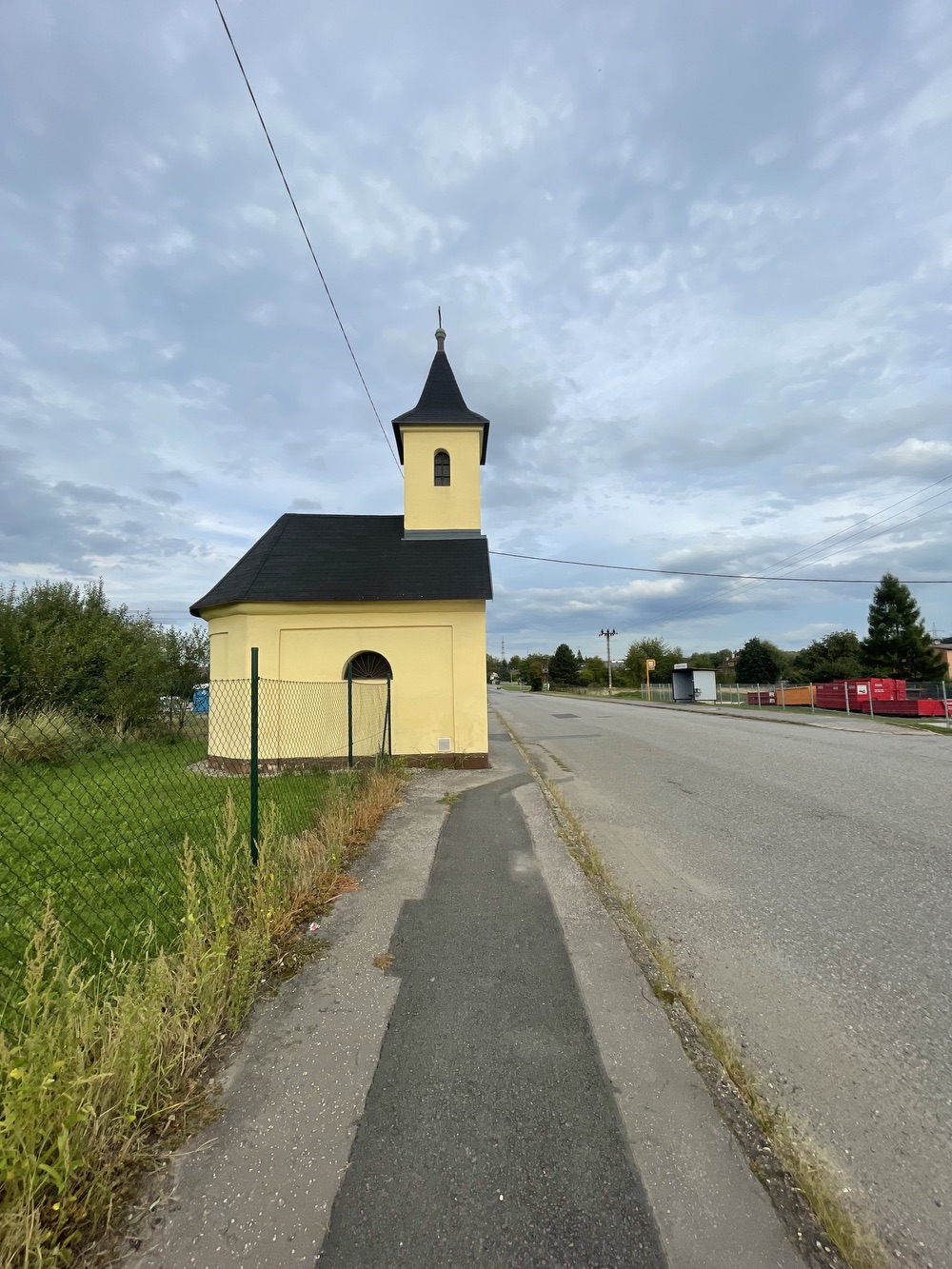 Havláskova kaple v Petřvaldě, postavená v letech 1844-1845. (Fotografováno: 22.9.2023. Autor: Grafová Lenka)