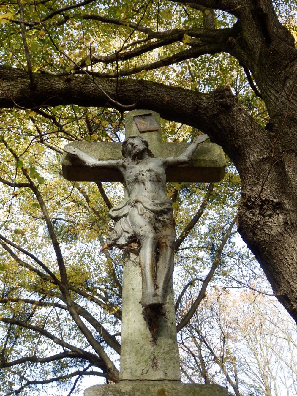 Javorkův kříž v Orlové. (Fotografováno: říjen 2023. Autor: Mertlová Anna)