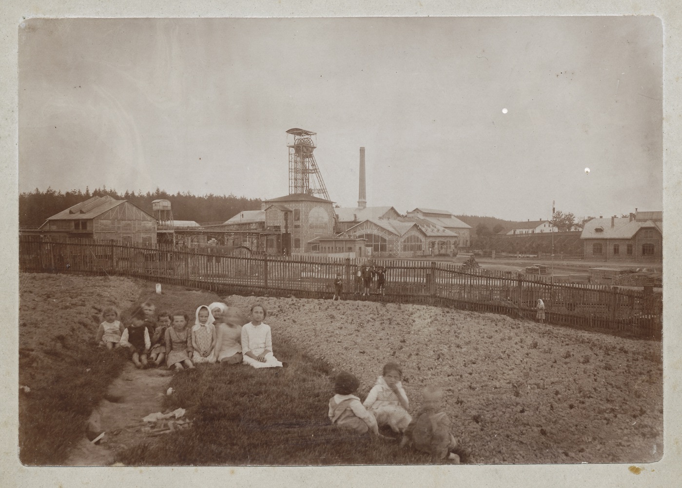 Jáma Austria (Barbora) na snímku z roku 1911