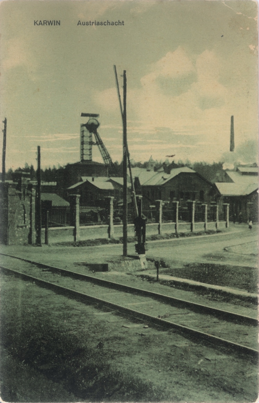 Jáma Austria (Barbora) na dobové pohlednici