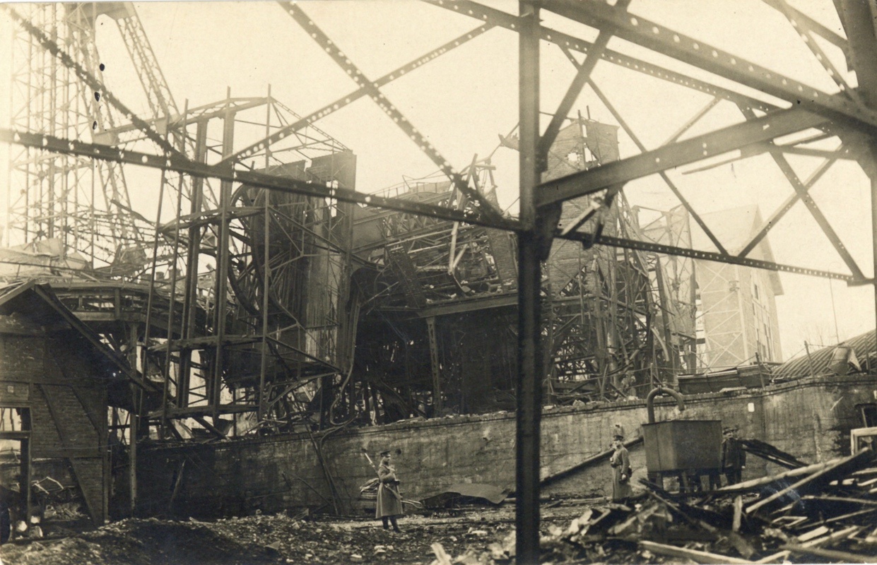 Jáma Gabriela po výbuchu v roce 1924