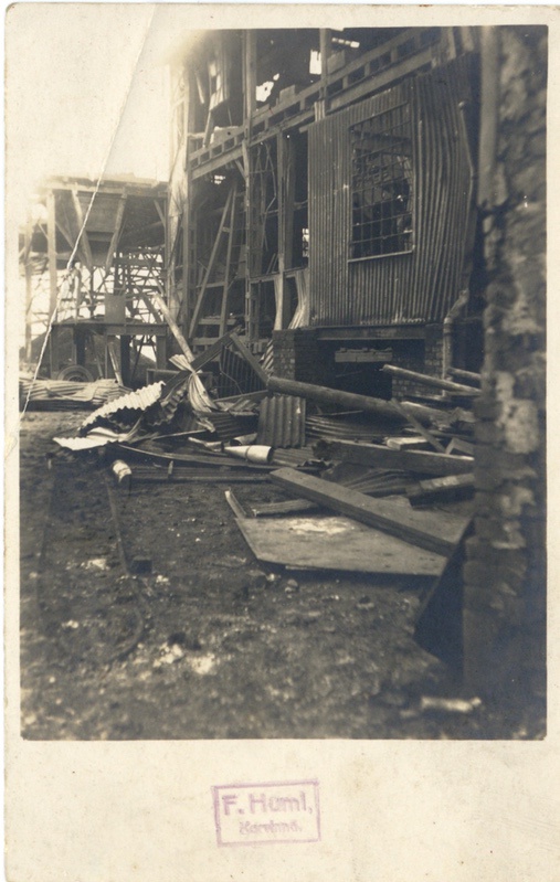 Jáma Gabriela po výbuchu v roce 1924