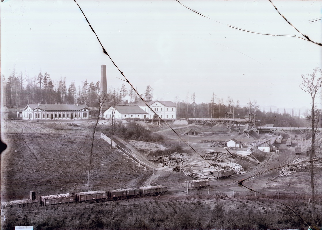 Jáma Hlubina přibližně v roce 1900.