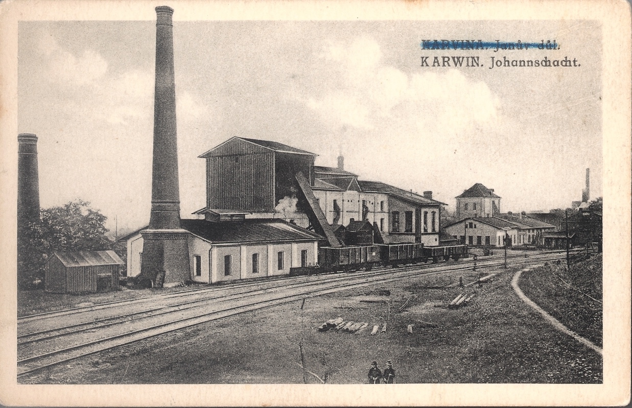 Důl Jan na dobové pohlednici