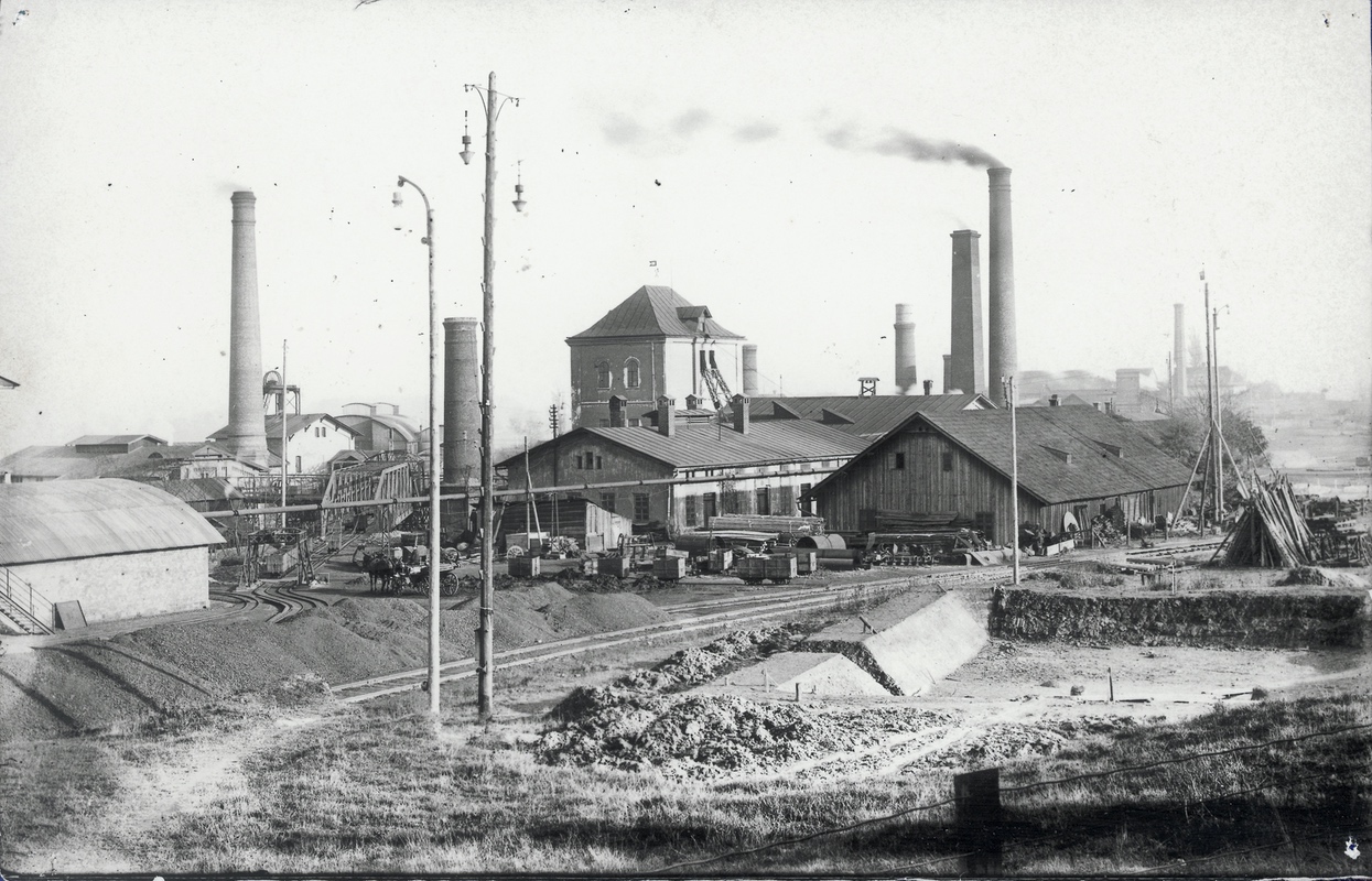 Záběr na jámu Jan z období kolem roku 1900