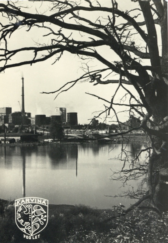 Důl ČSA na pohlednici z roku 1970