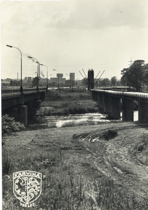 Důl ČSA na pohlednici z roku 1970