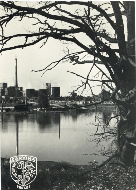 Důl ČSA na pohlednici z roku 1970