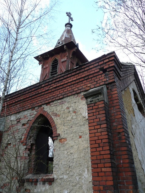 Kaple na evangelickém hřbitově v Novém Jorku (stav v letech 2008-2011).