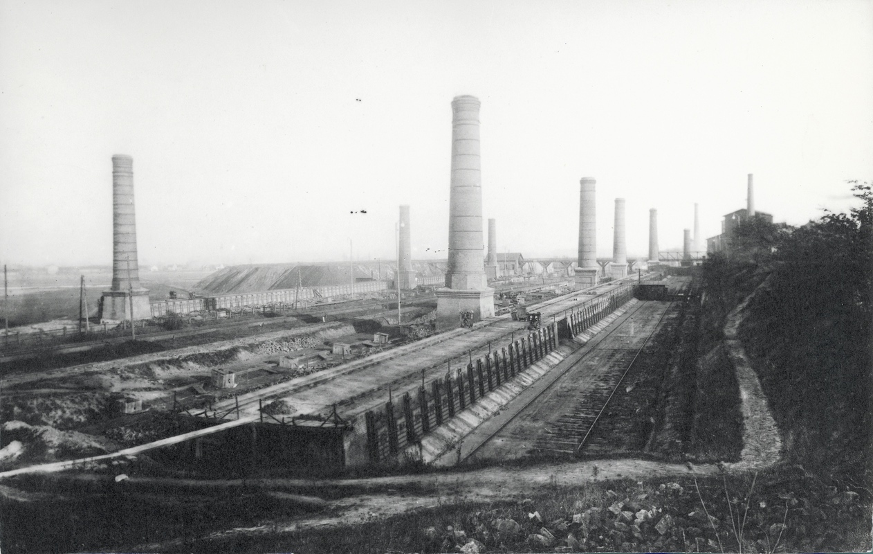 Pohled na koksovnu u dolu Jan (přibližně kolem roku 1880)