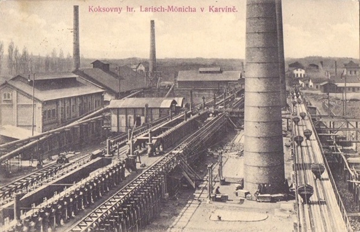 Koksovna hraběte Larisch-Mönnicha u dolu Jan-Karel