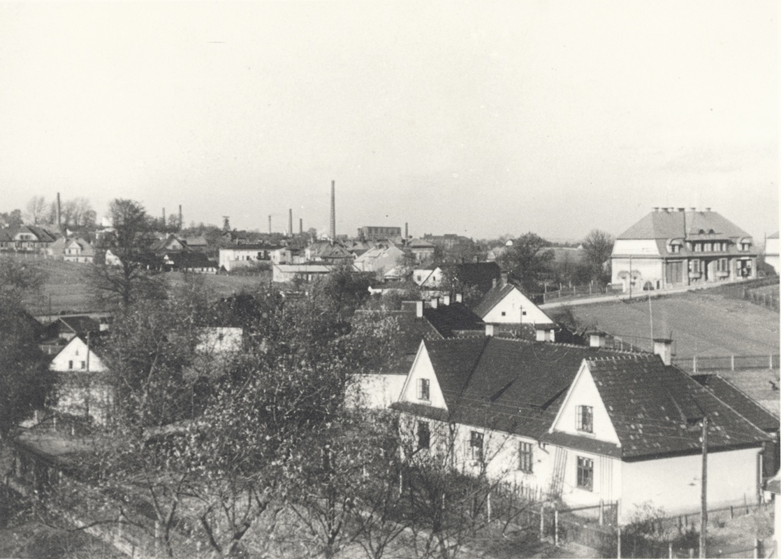 Lelkova kolonie, byty poslanců (delegátů) do Závodní rady na jámě Gabriela (pohled ze Solecké ulice).