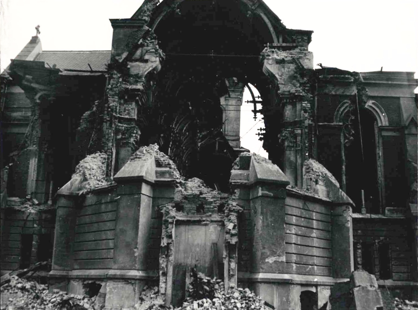 Demolice kostela sv. Jindřicha... (Zdroj: Národní zemědělské muzeum, Ostrava. Foto: Václav Krpeš)