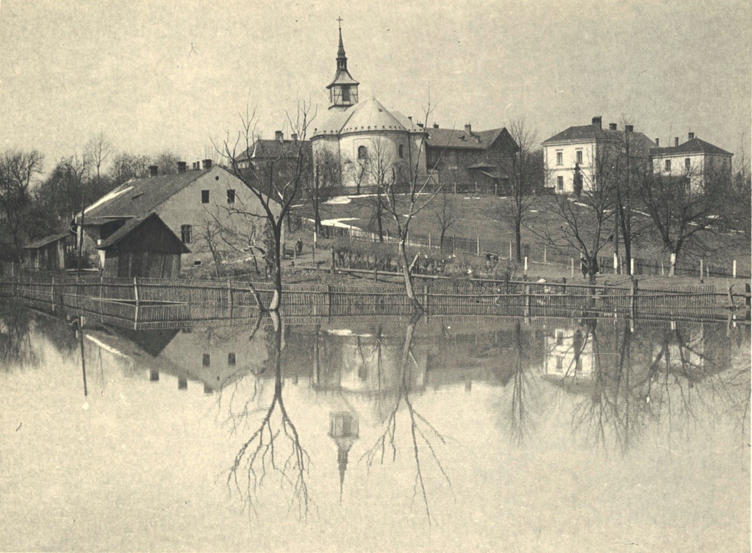 Partie v blízkosti kostela sv. Petra z Alkantary (1943)
