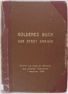 Digitalizovaná verze kroniky: Kronika města Karvinné (1938-1941)