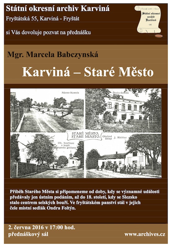 Mgr. Marcela BABCZYNSKÁ: Karviná - Staré Město