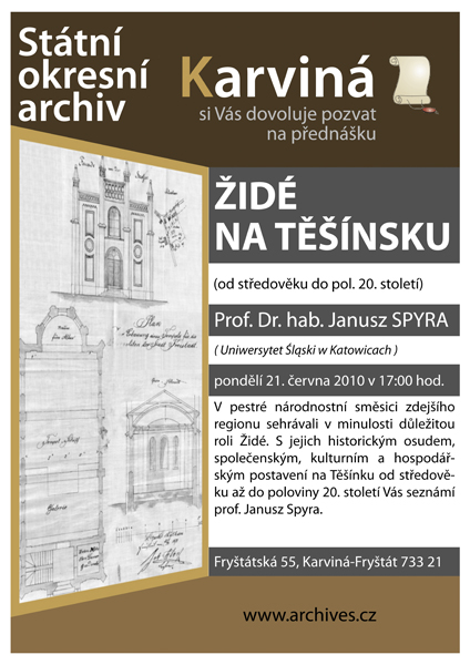 Prof. Dr. hab. Janusz SZPYRA: Židé na Těšínsku