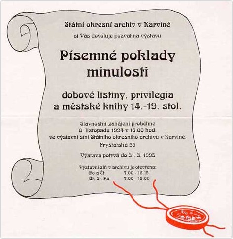 Písemné poklady minulosti