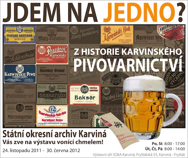 Jdem na jedno? - Z historie karvinského pivovarnictví