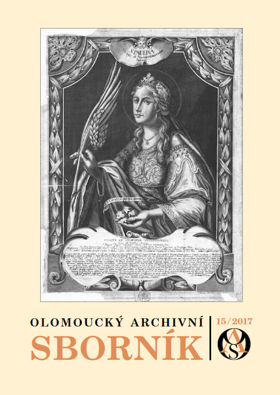 Olomoucký archivní sborník č. 15/2017