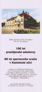 100 let prostějovské sokolovny