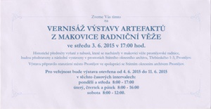 Artefakty z makovice radniční věže