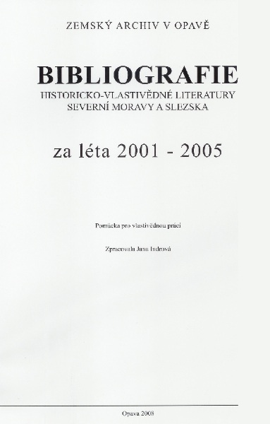 Bibliografie Moravy a Slezska za léta 2001–2005